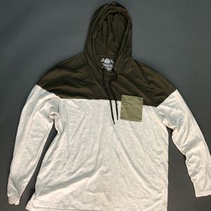 American Rag men’s black and gray lightweight hood